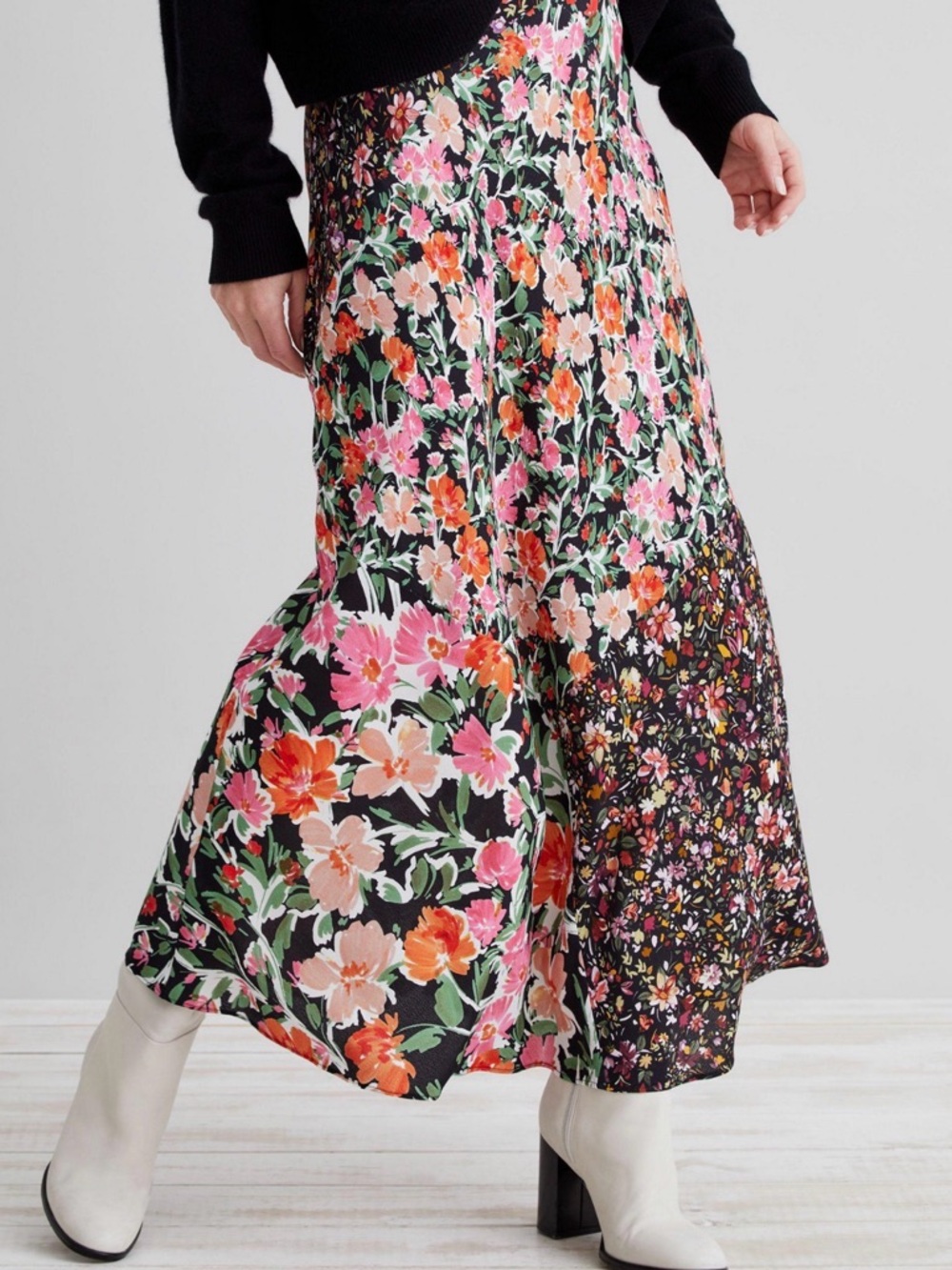 Georgia Printed Midi Skirt